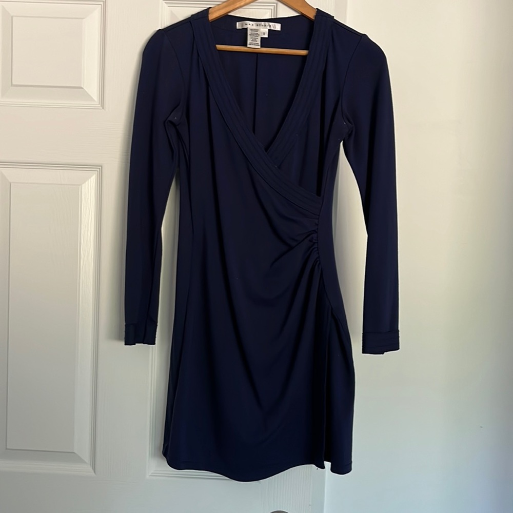 Max studio blue dress